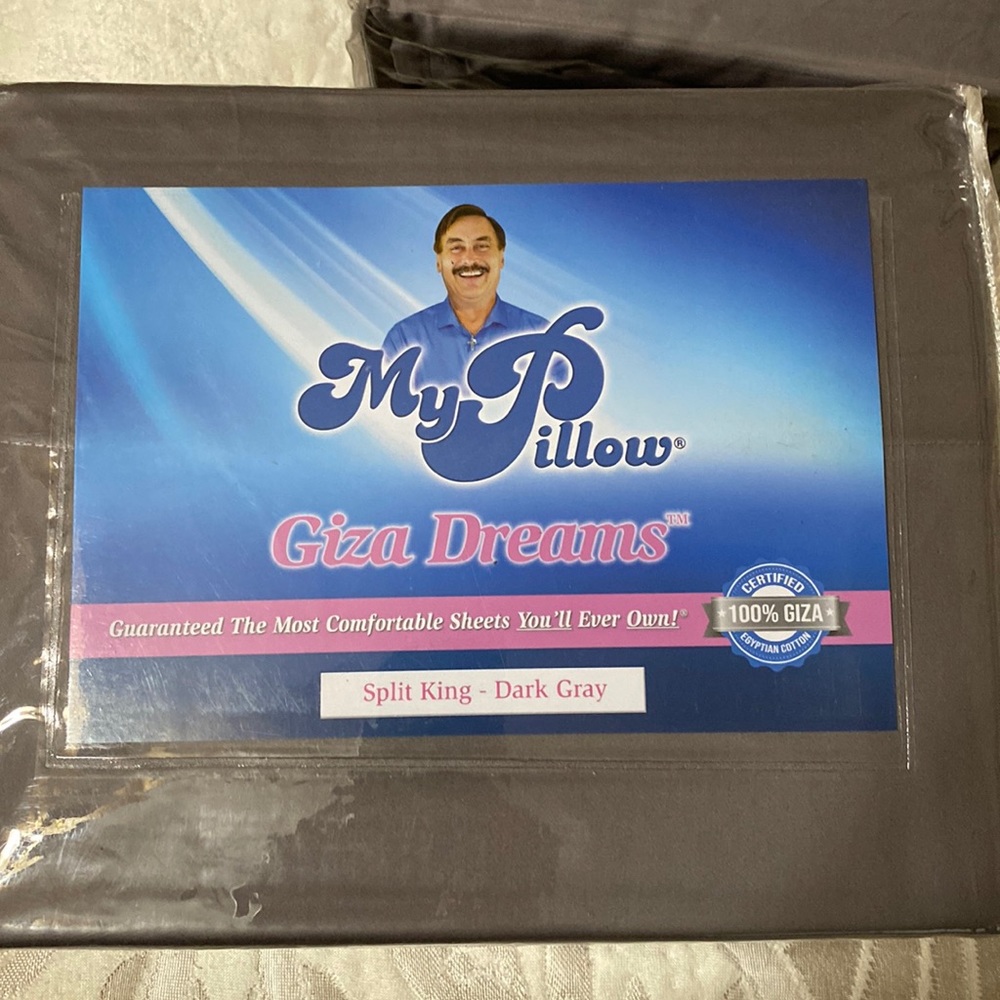New My Pillow “Giza Dreams” split king sheet set